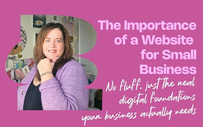 the importance of website for small business without the fluff with she rocks digital hobart