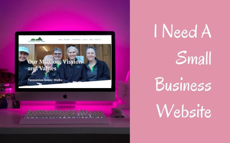 I need a small business website where do I start with she rocks digital web designer hobart