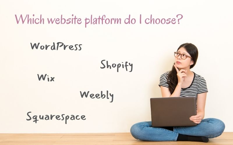 which website platform should I choose advice from she rocks digital web designer hobart