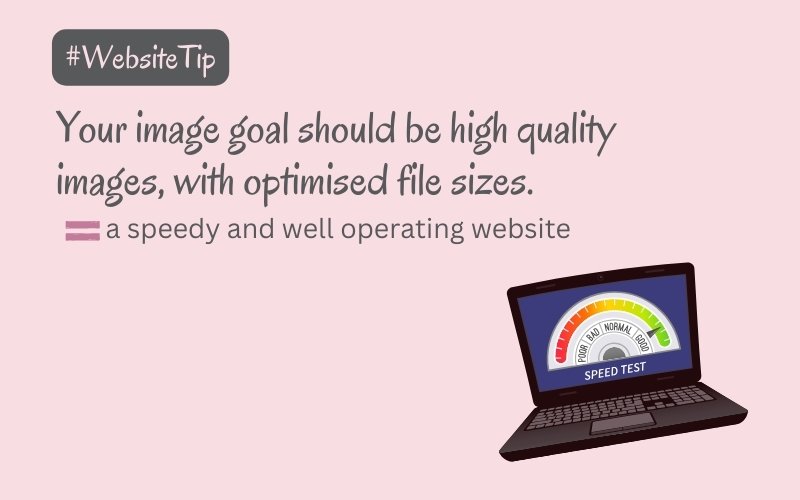 ecommerce product pages need high quality images optimised for SEO and speed tips from she rocks digital hobart
