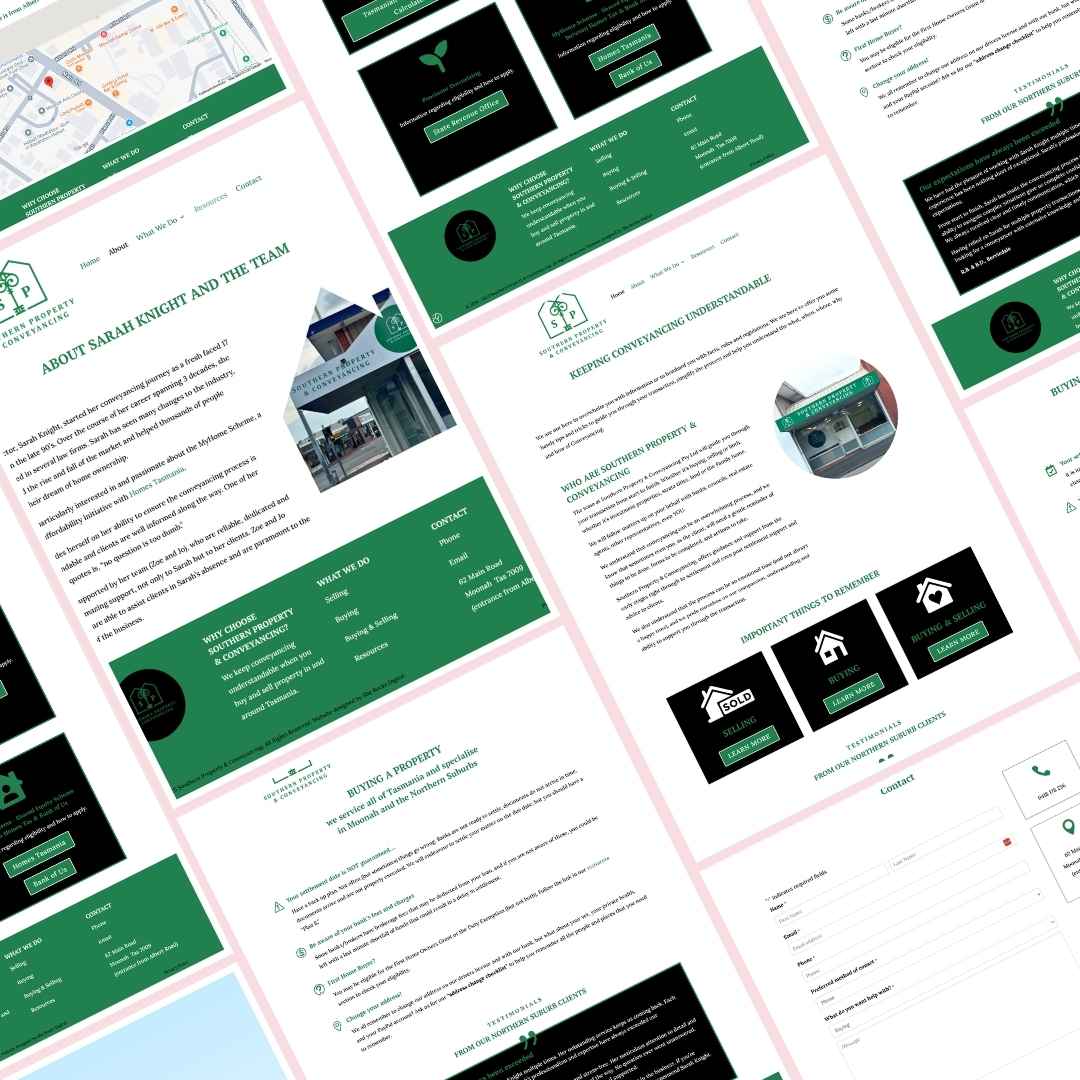 web design hobart for property conveyancing from she rocks digital hobart
