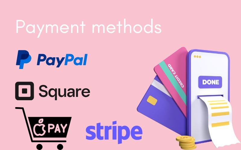 e-commerce payment methods from she rocks digital web designer