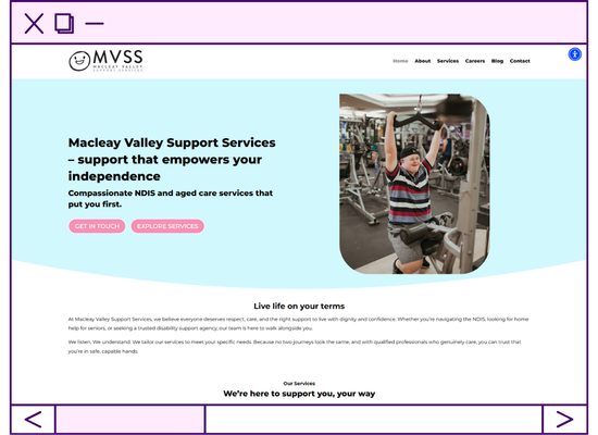 seo and website design services for macleay valley support services from she rocks digital hobart